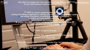 abcTEXT, interaktywna strona internetowa