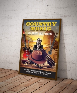 Plakat Country Music