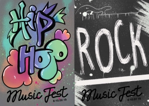 Plakaty do festiwali muzycznych