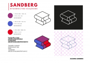 Plansza logotypu wydawnictwa książkowego