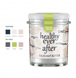 etykieta masła orzechowego