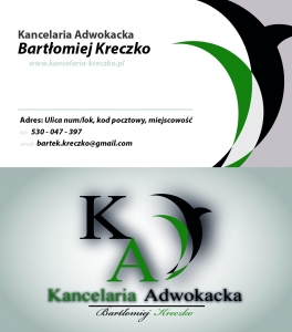 Kancelaria Adwokacka wizytówka