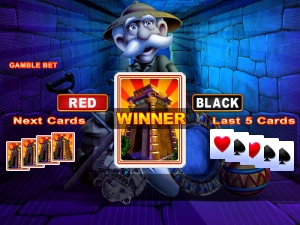 Card Gamble screen