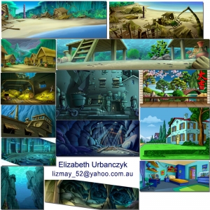Cartoon backgrounds