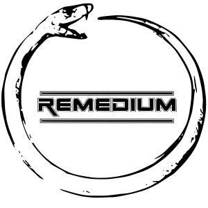 Logo zespołu muzycznego \"Remedium\"