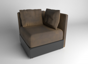 Fotel model 3D