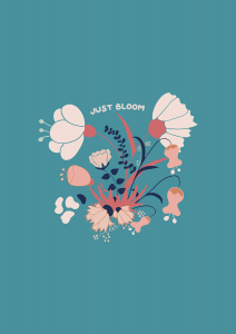 Just bloom, floral print