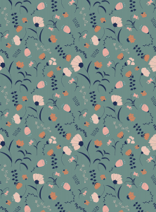 waiting for spring - floral pattern
