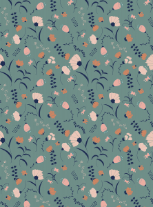 waiting for spring - floral pattern