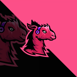 Lama mascot logo