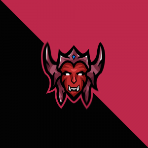 Demon mascot logo