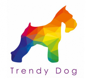 logo trendy dog