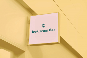 Branding design Ice Cream Bar