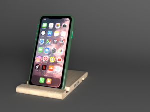 Projekt 3D telefonu i podstawki