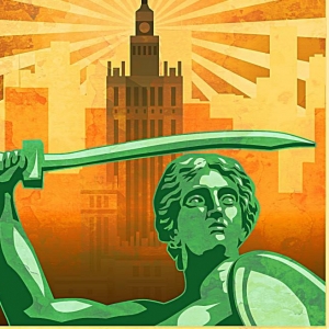 Warszawa plakat retro