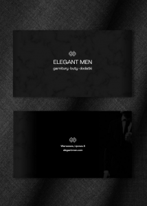 Wizytówka elegancja pozioma