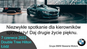 Broszurka dla Kierowników sprzedaży BMW.