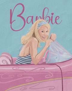 Ilustracja Barbiee