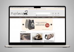 Strona internetowej sklep zoologiczny 1