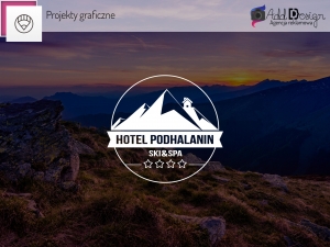 Projekt logo dla hotelu w Tatrach