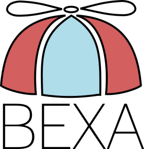 Logo sklepu z odzieżą dzieciencą BEXA