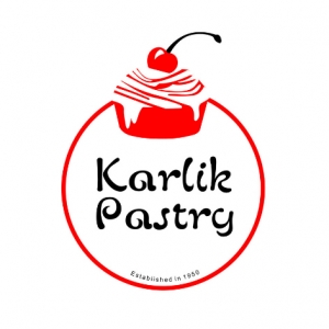 Logo cukierni \"Karlik Pastry\"